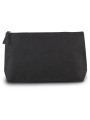 KIMOOD Trousse de toilette en coton noir personnalisable