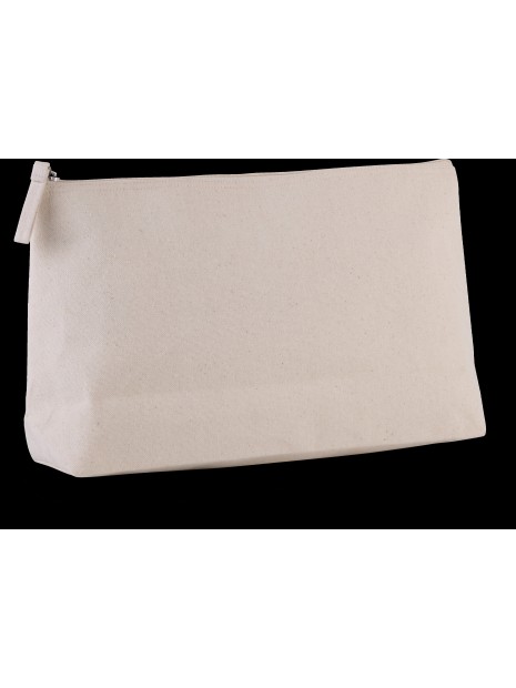 KIMOOD Trousse de toilette en coton naturel personnalisable