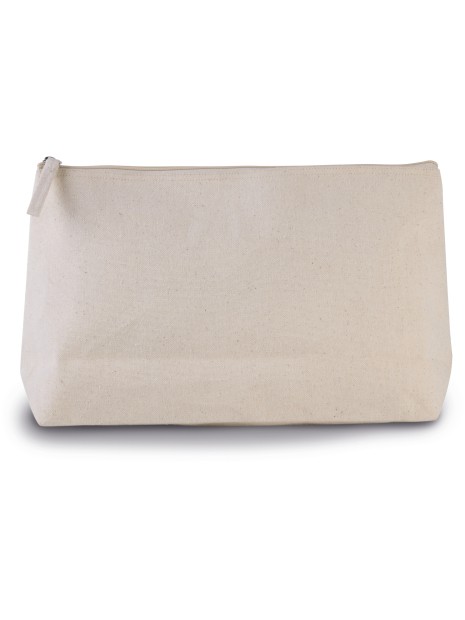 KIMOOD Trousse de toilette en coton naturel personnalisable