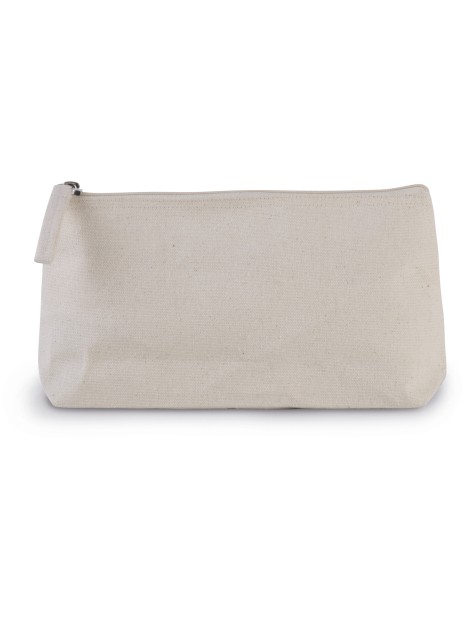 KIMOOD Trousse de toilette en coton naturel personnalisable