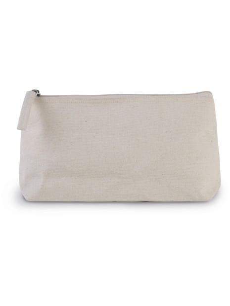 KIMOOD Trousse de toilette en coton naturel personnalisable