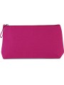 KIMOOD Trousse de toilette en coton FUCHSIA personnalisable