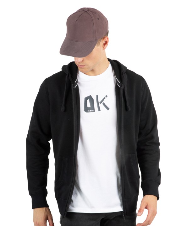 Casquette personnalisable K-UP Casquette 5 panneaux en coton bio