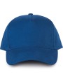 K-UP Casquette 5 panneaux en coton bio royal personnalisable