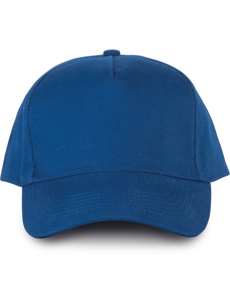 K-UP Casquette 5 panneaux en coton bio royal personnalisable