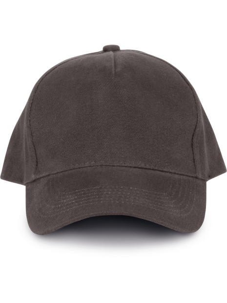 K-UP Casquette 5 panneaux en coton bio shale grey personnalisable