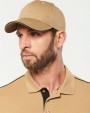WK. DESIGNED TO WORK 6-Panel-Cap mit Kontrast-Sandwichschirm OEKO-TEX® STANDARD 100 Kappe personalisierbar