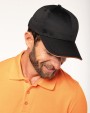 WK. DESIGNED TO WORK 6-Panel-Cap mit Kontrast-Sandwichschirm OEKO-TEX® STANDARD 100 Kappe personalisierbar