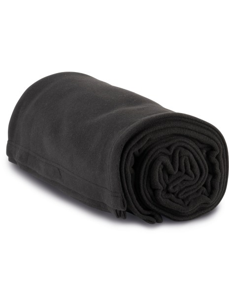 K-UP Plaid en polaire noir personnalisable