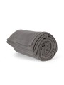 K-UP Plaid en polaire gris acier personnalisable