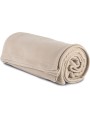 K-UP Plaid en polaire calvi beige personnalisable
