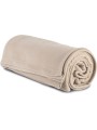 K-UP Plaid en polaire calvi beige personnalisable