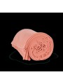 K-UP Plaid en polaire praline rose personnalisable