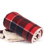K-UP Sherpa-Decke Plaid personalisierbar