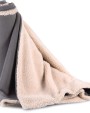 K-UP Sherpa-Decke Plaid personalisierbar