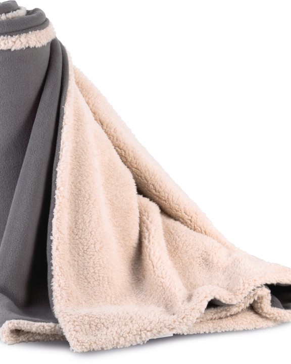 K-UP Sherpa-Decke Plaid personalisierbar