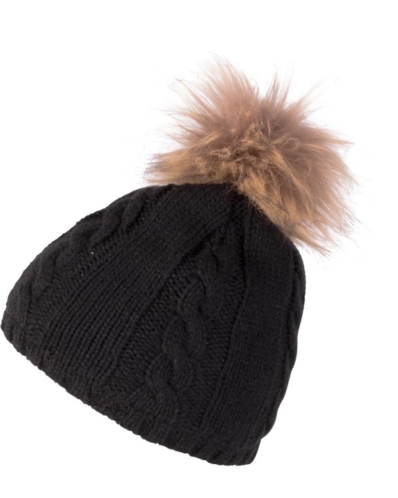 Bonnet, Écharpe & Gant personnalisable K-UP Bonnet à pompon