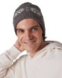 Bonnets personnalisable K-UP Bonnet de Noël tricoté motif étoiles