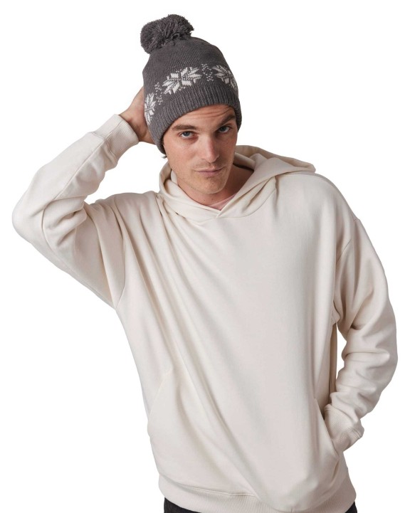 Bonnets personnalisable K-UP Bonnet de Noël tricoté motif étoiles