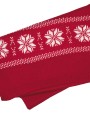 K-UP Gestrickter Weihnachtsschal mit Sternmuster Bandana, Schal, Krawatte personalisierbar