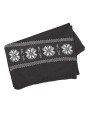 K-UP Gestrickter Weihnachtsschal mit Sternmuster Bandana, Schal, Krawatte personalisierbar