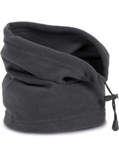 K-UP Tour de cou polaire dark grey personnalisable
