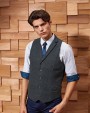 Jas PREMIER Men's herringbone waistcoat voor bedrukking &amp; borduring