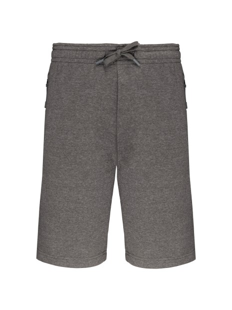 PROACT Bermuda molleton multisports unisexe grey heather personnalisable
