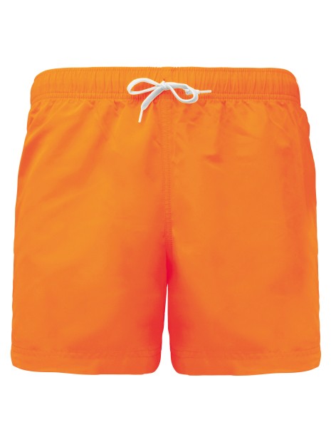 PROACT Short de bain orange personnalisable
