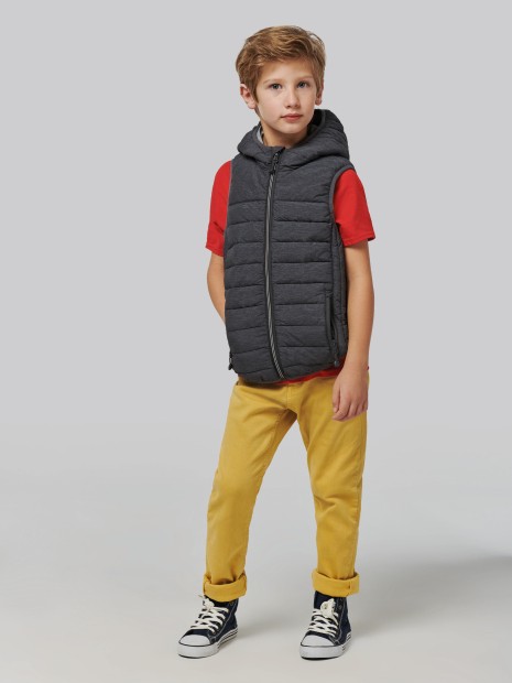 Vestes à personnaliser PROACT Bodywarmer à capuche enfant 