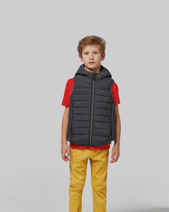 PROACT Bodywarmer mit Kapuze für Kinder Jacke personalisierbar