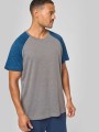 T-Shirts à personnaliser PROACT T-shirt triblend bicolore sport manches courtes unisexe 