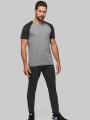 T-Shirts à personnaliser PROACT T-shirt triblend bicolore sport manches courtes unisexe 