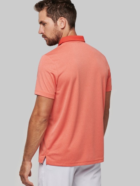 Polos à personnaliser PROACT Polo chiné manches courtes 