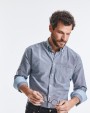 Hemd RUSSELL Afgewassen Oxford overhemd met lange mouwen voor bedrukking &amp; borduring