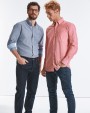 RUSSELL Herren oxford langarm Hemd personalisierbar