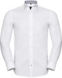 RUSSELL Long sleeve herringbone shirt Hemd personalisierbar
