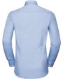 Hemd RUSSELL Herringbone overhemd met lange mouwen voor bedrukking &amp; borduring