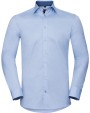 RUSSELL Long sleeve herringbone shirt Hemd personalisierbar