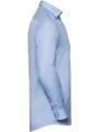 RUSSELL Chemise à motifs chevrons manches longues light blue/mid blue/bright navy personnalisable