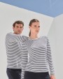 T-shirt personnalisable SKINNIFIT T-shirt rayé manches longues