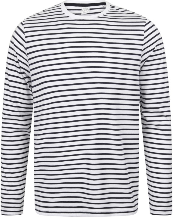 T-shirt personnalisable SKINNIFIT T-shirt rayé manches longues