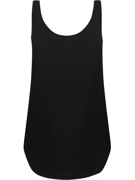 SKINNIFIT Débardeur femme noir personnalisable