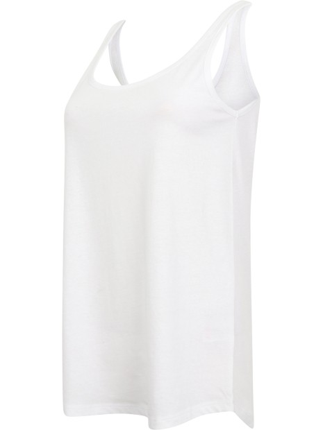 SKINNIFIT Débardeur femme blanc personnalisable
