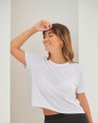 SKINNIFIT Kurzes, eckig geschnittenes damen-t-shirt T-Shirt personalisierbar