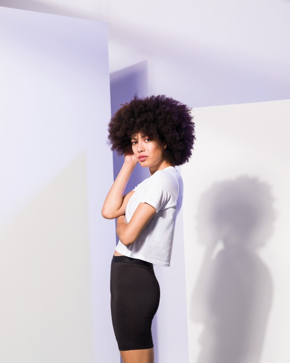 T-shirt personnalisable SKINNIFIT T-shirt court coupe carrée femme