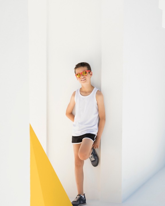 T-shirt personnalisable SKINNIFIT Débardeur stretch enfant