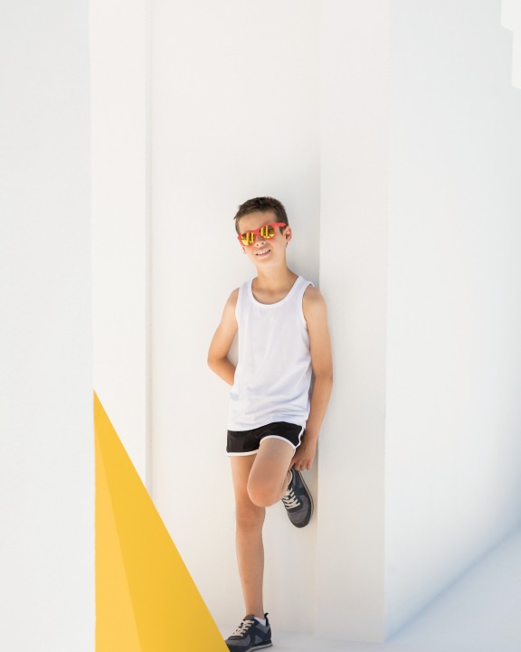 T-shirt personnalisable SKINNIFIT Débardeur stretch enfant