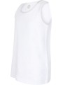 SKINNIFIT Débardeur stretch enfant blanc personnalisable