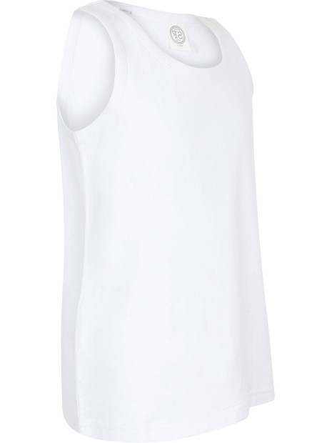 SKINNIFIT Débardeur stretch enfant blanc personnalisable